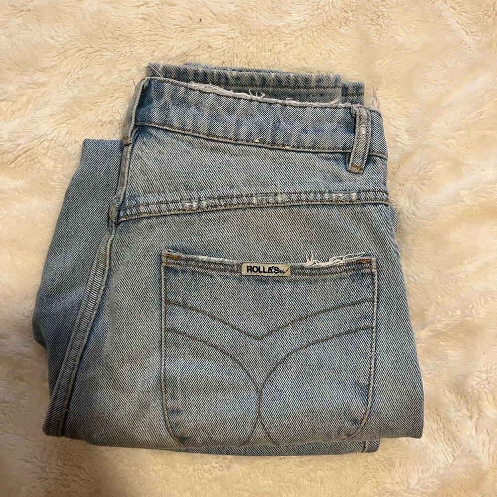 ROLLA'S Women's High Rise Light Blue Jeans